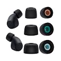 Klowcok Replacement Ear Tips for Sony WF-C700N / WF-C710N / WF-C510 / WF-C500 Wireless Earbuds, Memory Foam Eartips 3 Pairs (S/M/L) (Black)