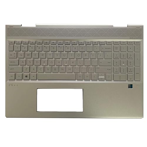Replacement for HP Envy x360 15 DR 15T-DR000 15T-DR000 15T-DR100 Convertible 15-dr1009TU Laptop Upper Case Palmrest Keyboard Touchpad Assembly Part