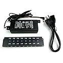 PoE Texas 8 Port Injector - 10/100 Passive Power Over Ethernet With 48V 60W UL Power Supply - 802.3af for VoIP Phones, WiFi Access Points, IP Cameras