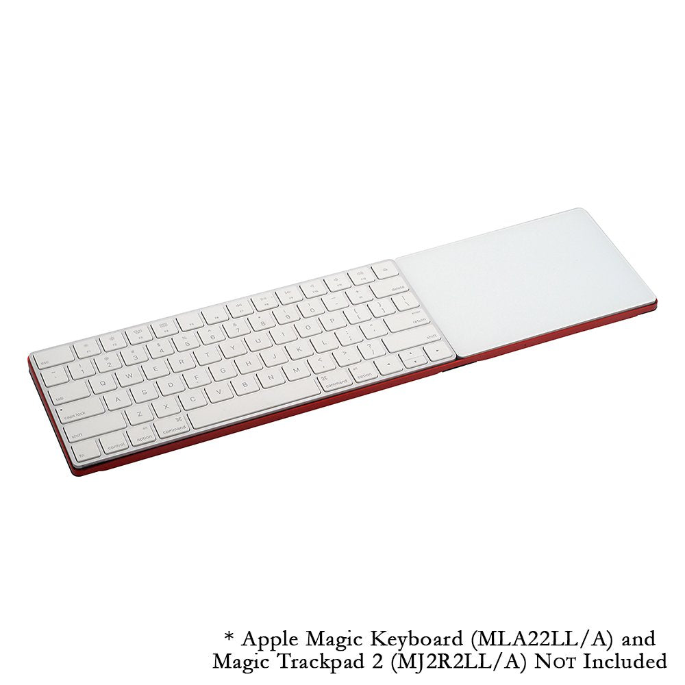 CraftMaster Union Tray for Apple Magic Keyboard and Apple Magic Trackpad 2 - Metal Dock Stand Controls Your iMac or Laptop Remotely, Premium Home