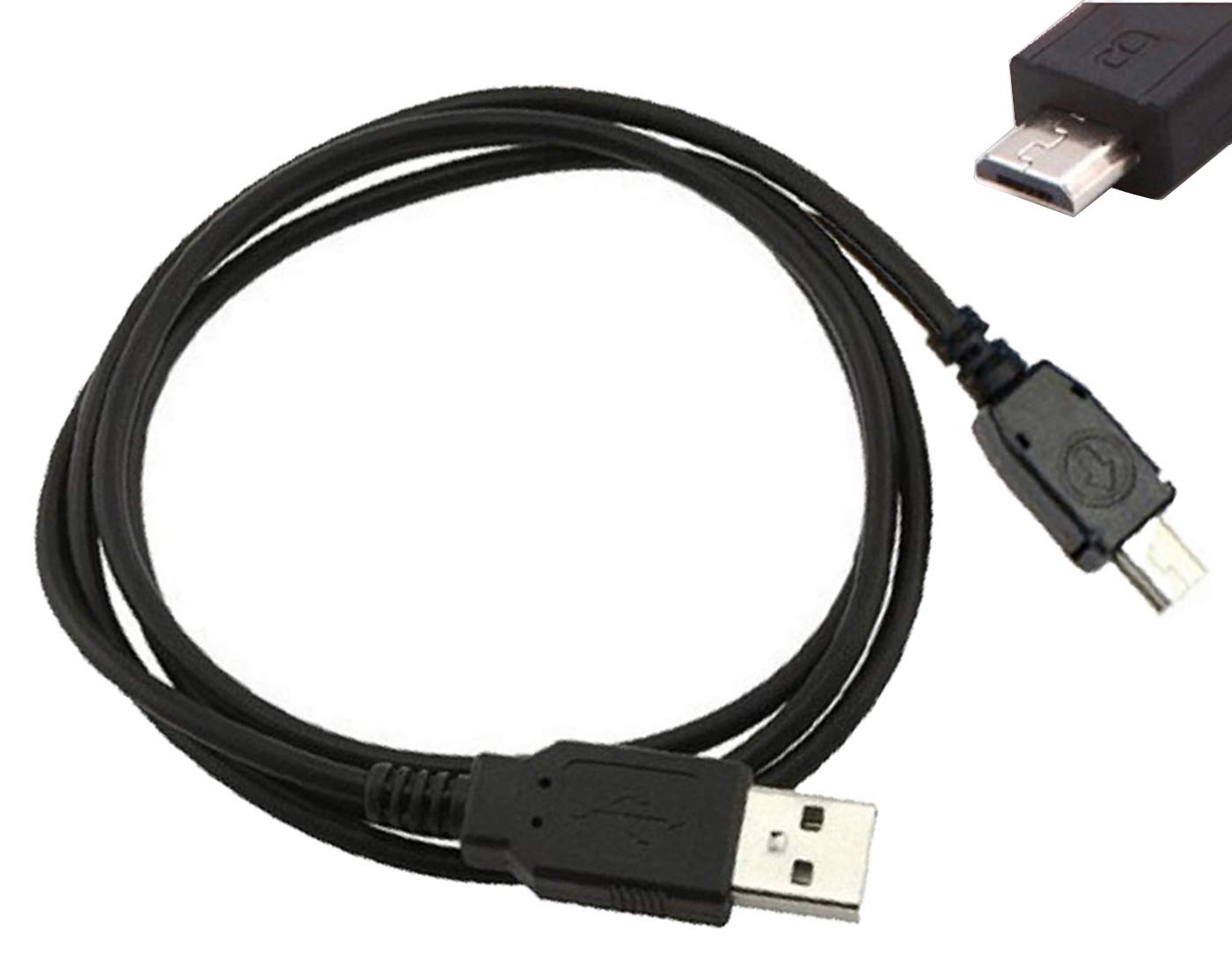 UpBright Micro USB Charging Cable 5V DC Charger Power Cord Compatible with BlueParrott B350-XT B450-XT S450-XT B350XT B 350 450 550 XT B550-XT Blue