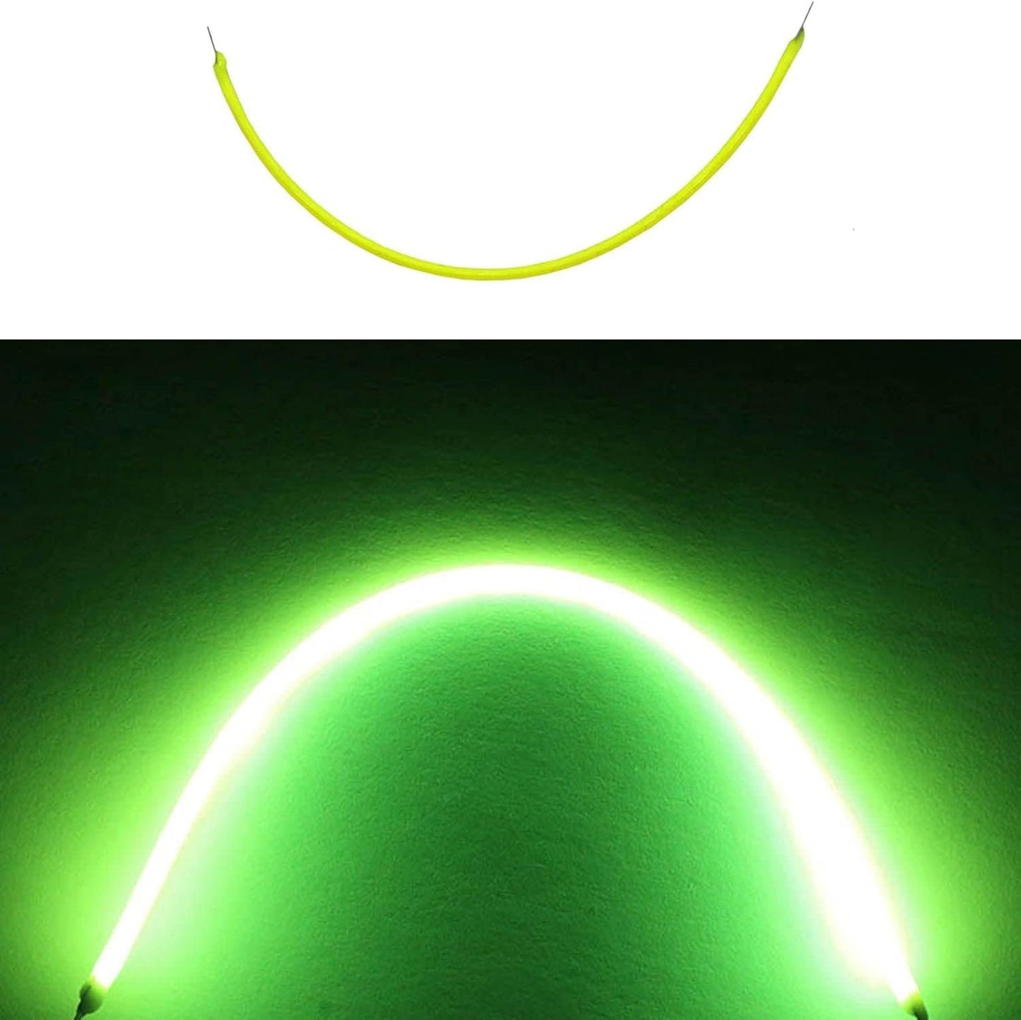 Tustao 130/300mm Flexible Filament LED Filament Edison Bulb LED Bead Diodes Light Accessories,Warm Light,2200K Bulbs,Light Bulbs (Green)