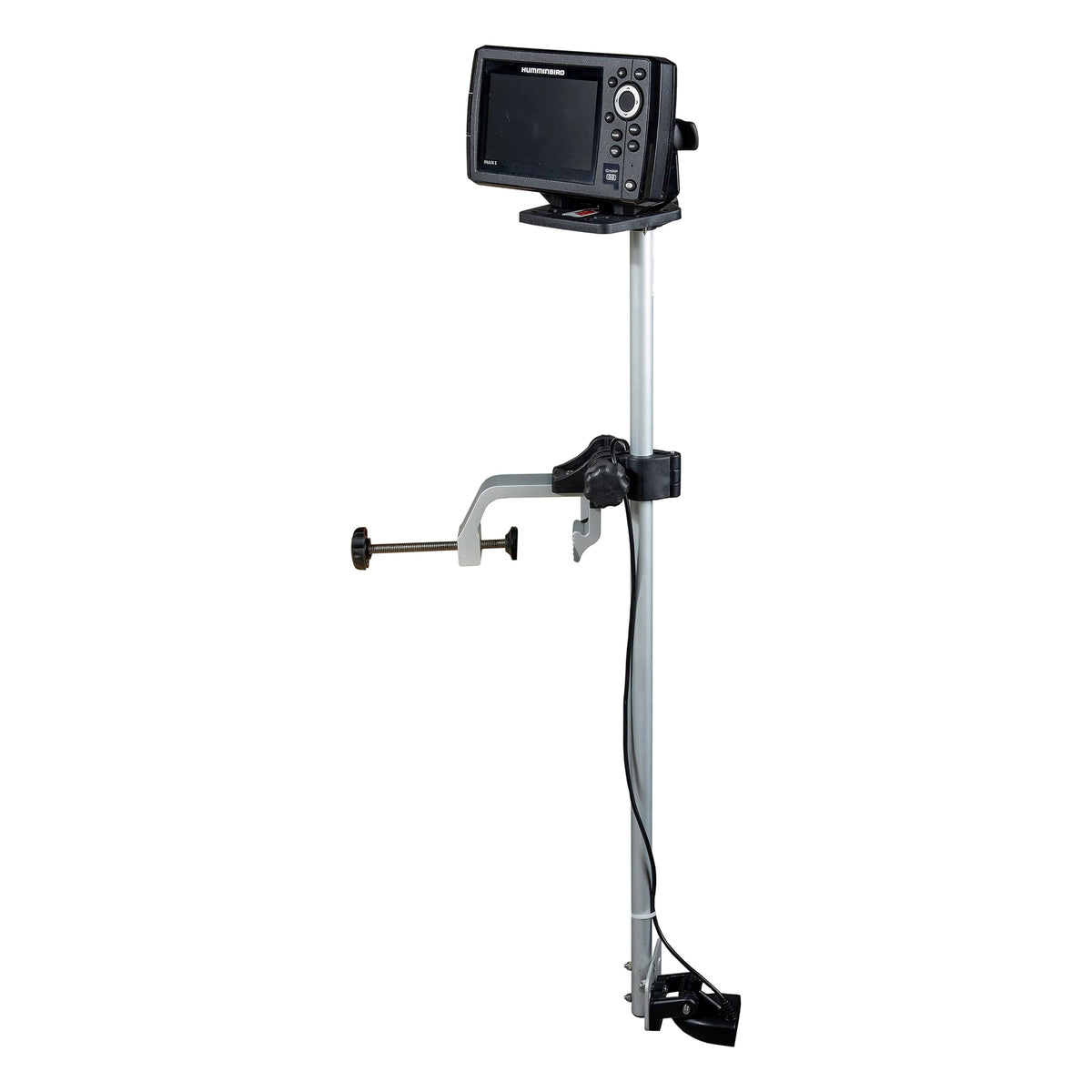 Extreme Max 3006.8647 Portable Clamp-On Universal Transducer Bracket with Fish Finder Mount