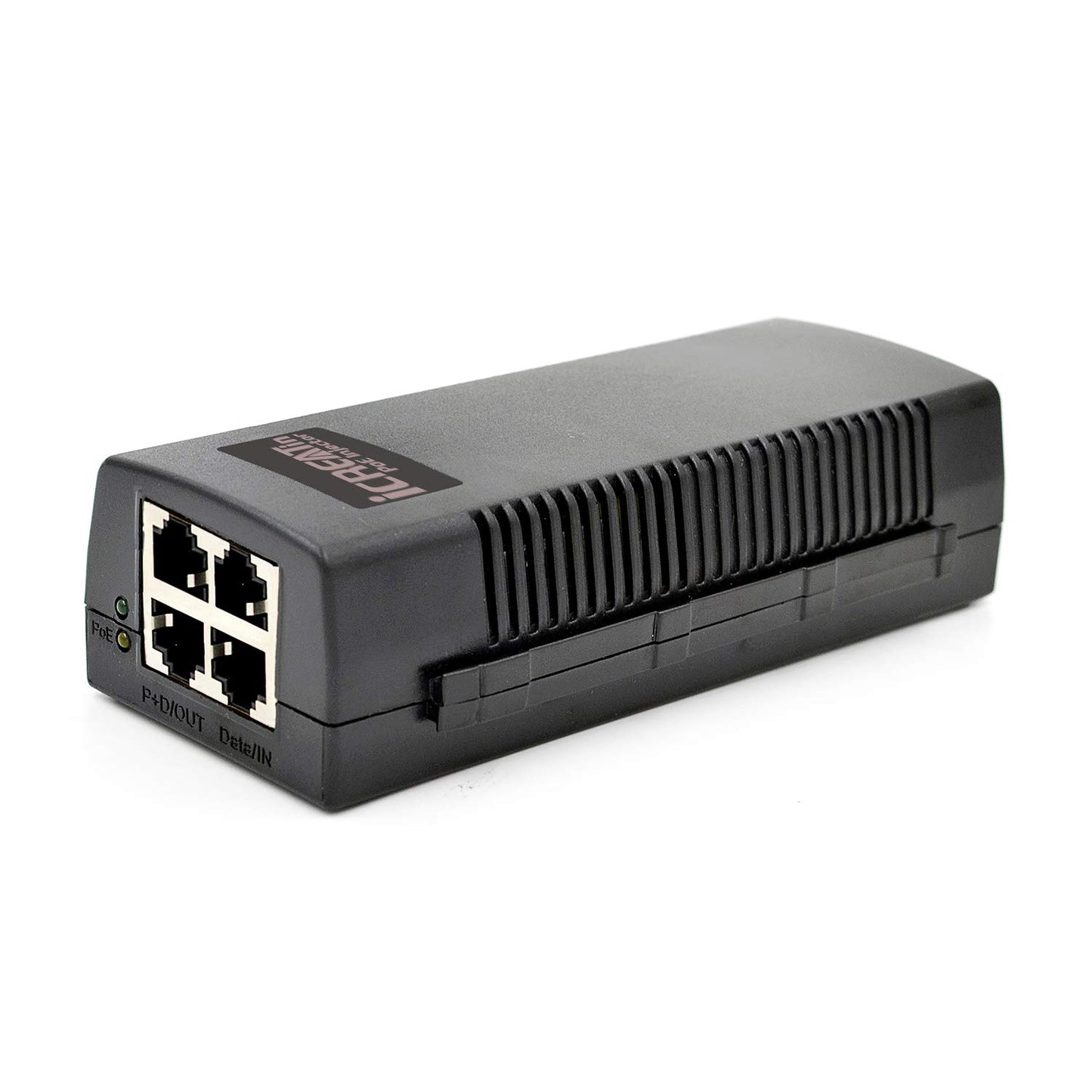 iCreatin 2-Port Gigabit PoE+ Injector Adapter, IEEE 802.3 at and IEEE 802.3 af Compliant PoE Ethernet Switches,10/100/1000Mbps RJ-45, Plug and Play