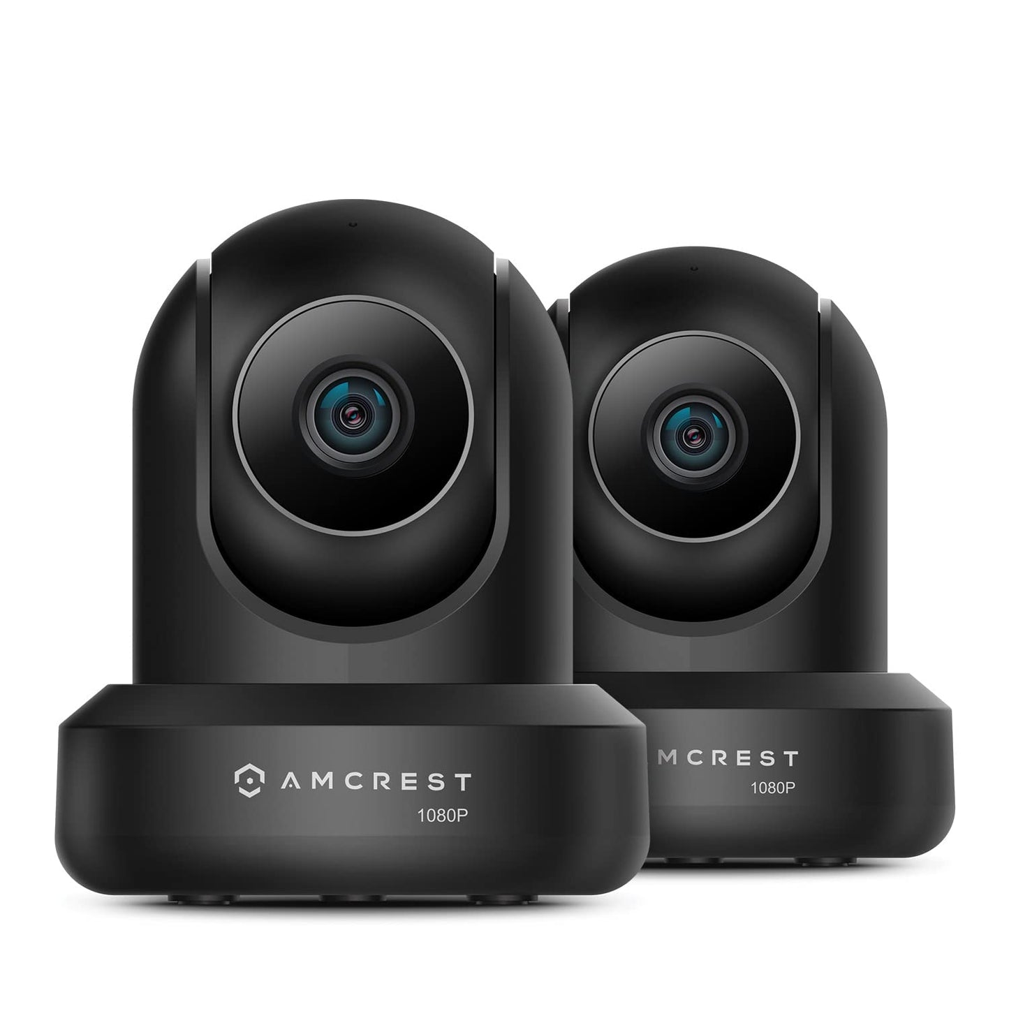 Amcrest 2-Pack 1080p WiFi Camera Indoor, 2MP Pan/Tilt Home Security Camera, Auto-Tracking, Motion & Audio Detection, Enhanced Browser Compatibility