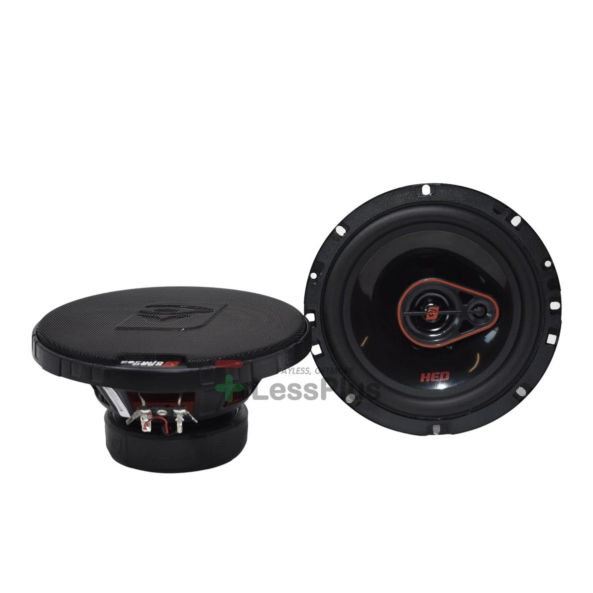 CERWIN-VEGA! HED Series 6.5" 3-Way Coaxial Car Speakers, 4?, 60W RMS/340W MAX Power, Superior Car Audio System, Durable Steel Frame, Graphite Cone, PEI Tweeter for Enhanced Car Speaker H7653