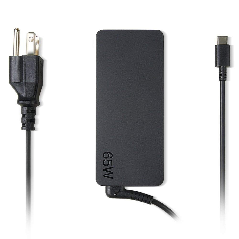 Lenovo 20V 3.25A 65W USB-C AC Adapter for Lenovo Yoga C930-13, Yoga S730-13, Yoga 920-13, Yoga 730-13, IdeaPad 730s-13, 4X20M26281