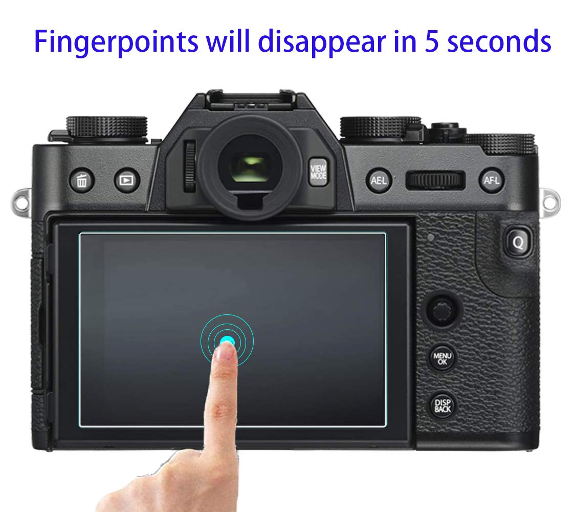 Screen Protector for Fujifilm X-S10 X-T20 X-T10 X-T100 X-E3 XF10 X-A1 X-A2 Camera(for accessories),Fuji XT20 XT10 XE3 XA1 XA2,0.3mm High Definition 9H