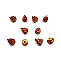 Primeonly27 10x Anodized Aluminum Computer Case Thumbscrews 6-32 Thread Computer Cover Power Supply PCI Slots Hard Drives DIY Orange