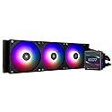 Thermalright Grand Vision 360 ARGB Black CPU AIO Cooler,PC 360 Specification Water Cooler System,IPS LCD Screen with 480x480 Resolution,for