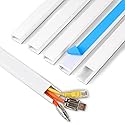 Rindion Cord Hider, 85.2in TV Cable Hider, Cord Covers for Wires on Wall, Wire Covers for Cords on Wall, Self-Adhesive Wire Hider for TV on Wall Cable