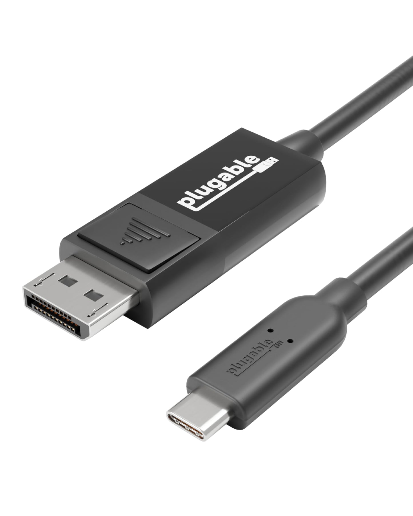 Plugable USB C to DisplayPort Bi Directional Cable 6 feet (1.8m), Up to 4K at 60Hz, USB C DisplayPort Cable - Compatible with Thunderbolt and USB-C