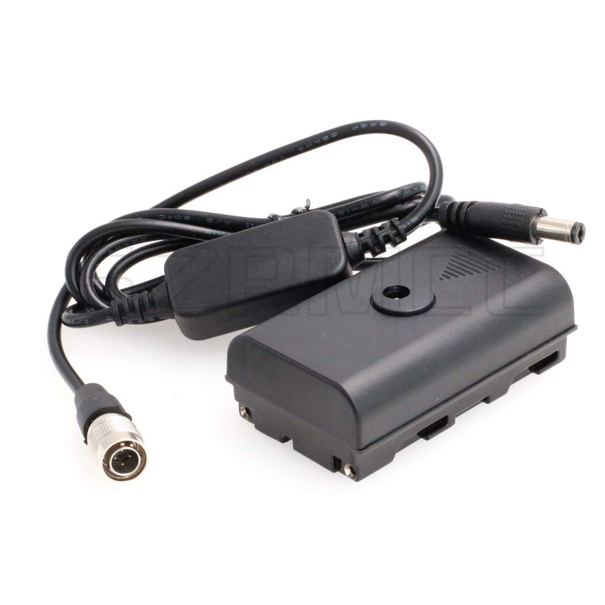 SZRMCC Hirose 4 Pin Male to NP-F970 Dummy Battery for Sony F5 F55 Camera to Atomos Shogun Ninja Inferno Monitor