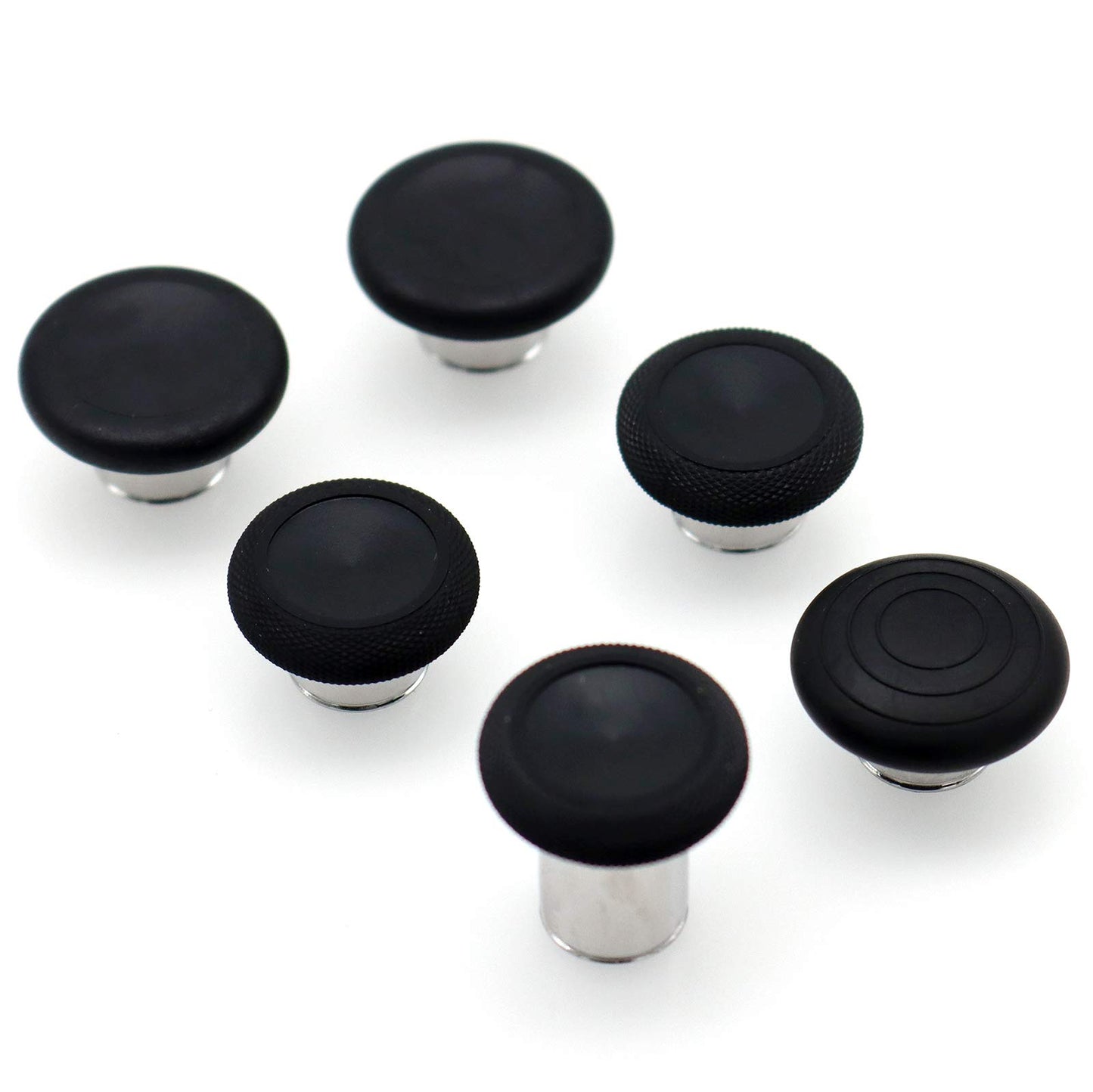 Deal4GO 6-Pack Replacement Magnetic Analog Thumbstick Swap Set for Xbox Elite 2 Controller Thumb Stick Black