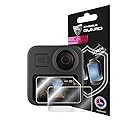 IPG For GoPro MAX Waterproof 360 Traditional Camera Screen Protector (2 Units) Invisible Screen Guard - HD Quality/Self-Healing/Bubble -Free for GoPro