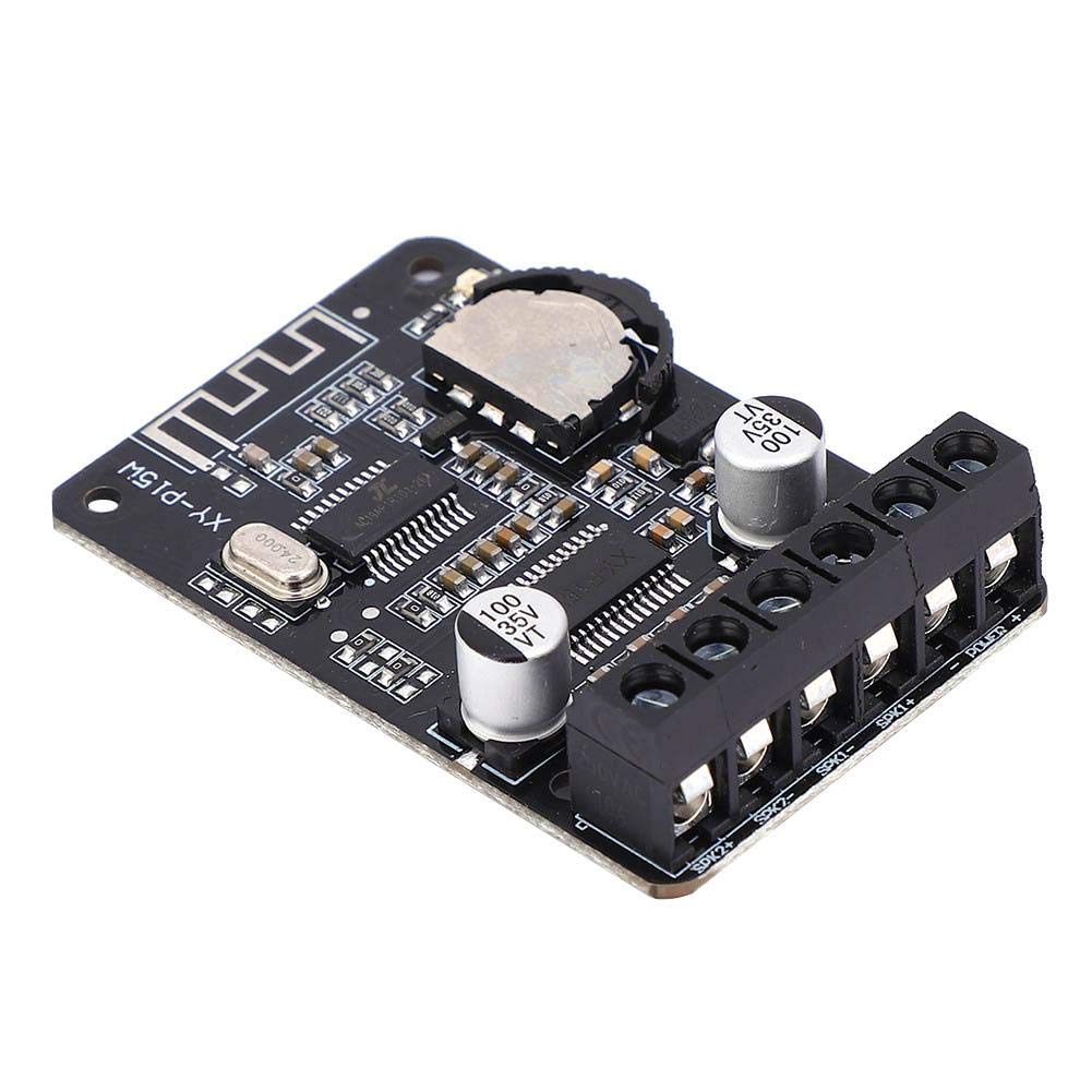 XY-P15W Dual Channel Stereo Bluetooth Power Amplifier - 30 150W, Digital High Power Amplifier Module, DC 8 24V, 4 16