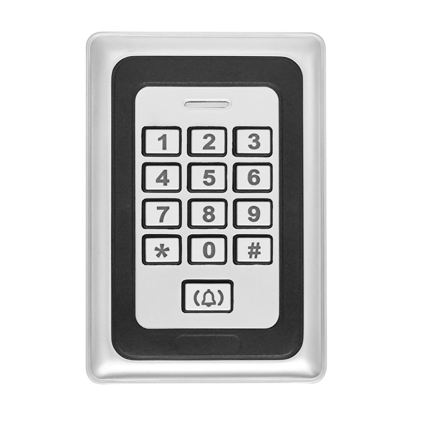 Access Control System Kit with Remote - 1200lbs Holding Force Fail-Safe Electromagnetic Lock, Metal Keypad, 12V Power Supply, Exit Button & Doorbell
