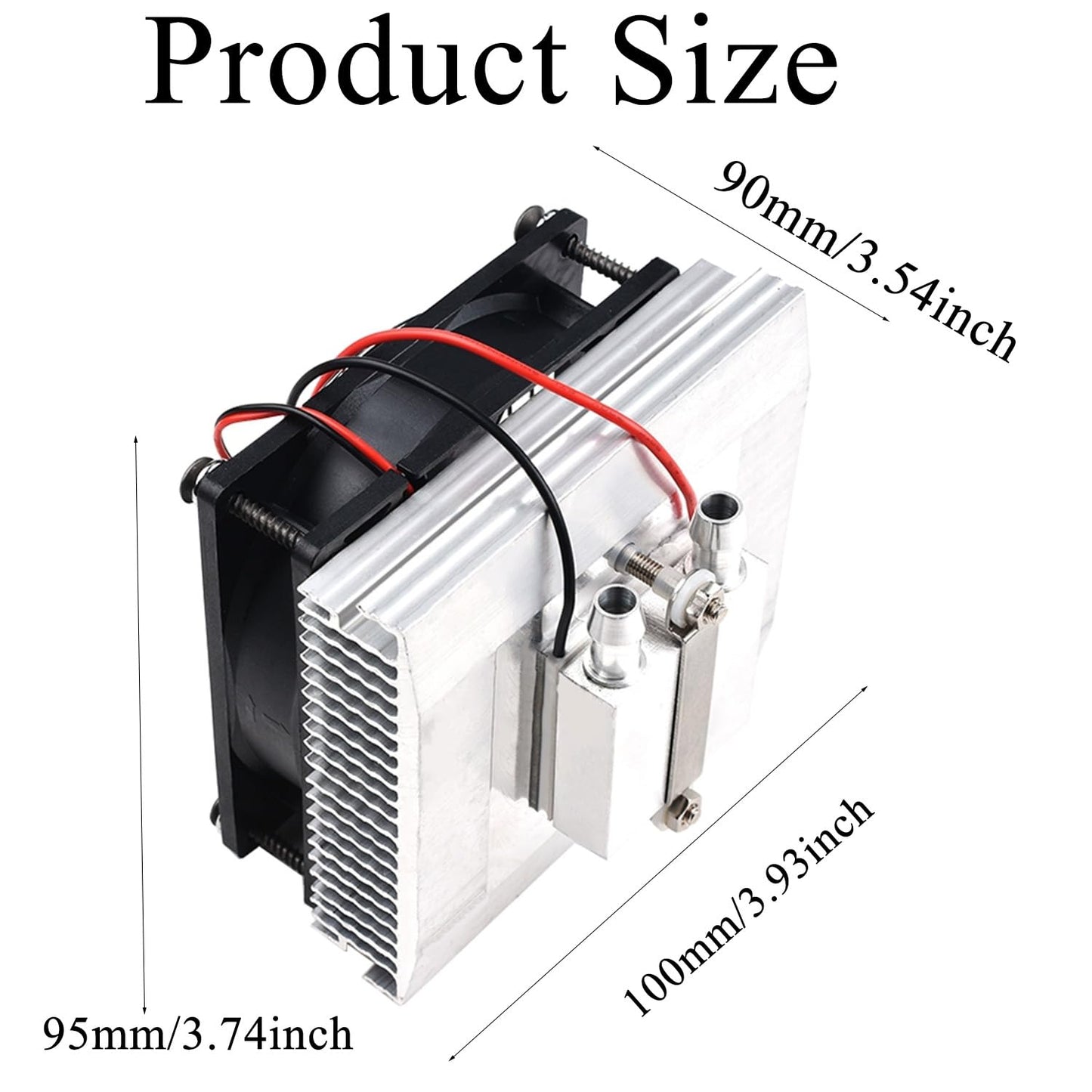 Mini Air Conditioner DC 12V Small Fish Tank Cold Water Cooling kit DIY Thermoelectric Peltier Refrigeration Heatsink Module kit Thermoelectric Cooler