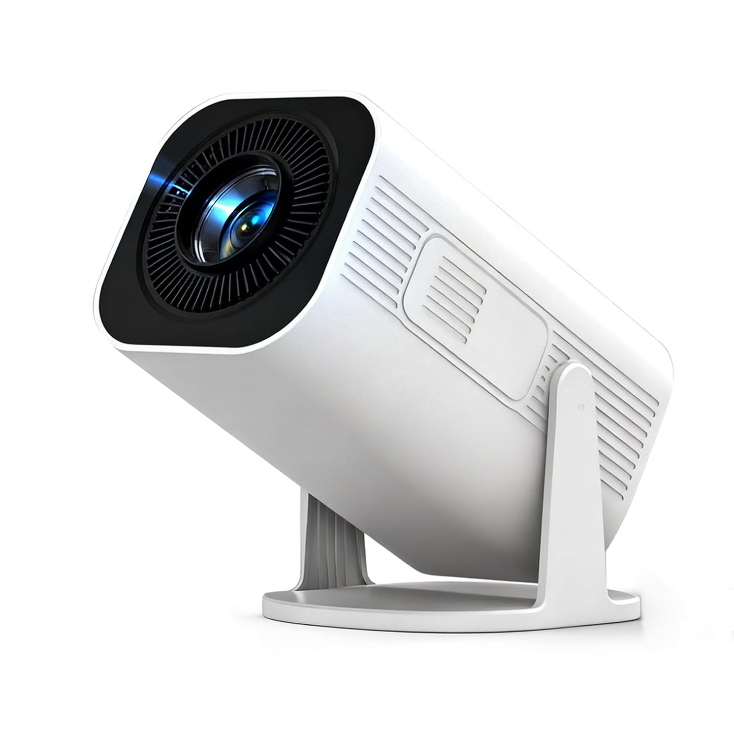 LJYT Mini Projector, 250 ANSI Lumens, Support 4K, Auto Keystone, 210° Rotation, Bluetooth 5.4, WiFi 6, Android 11, 1080P Portable, Compatible
