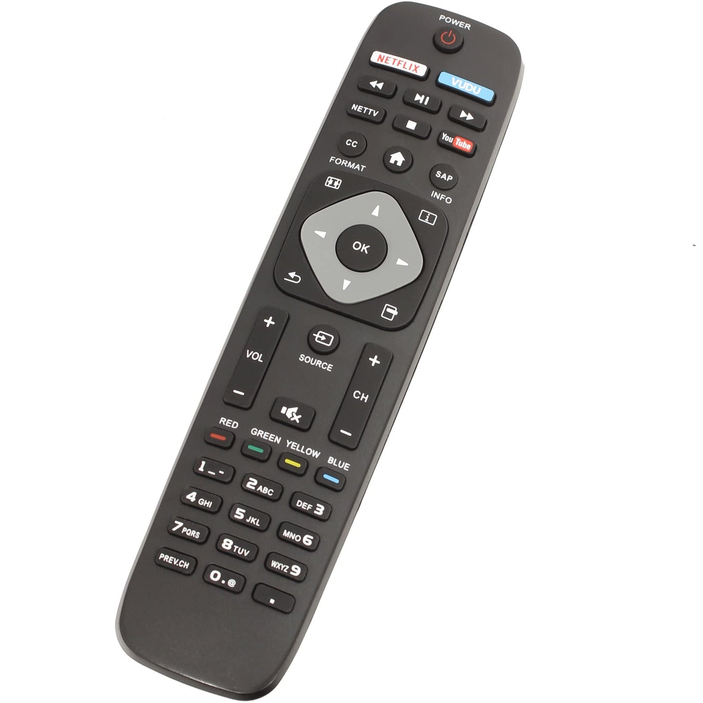 NH500UP Replace Remote for Philips TV 50PFL5601/F7 65PFL5602/F7 55PFL5602/F7 50PFL5602/F7 43PFL5602/F7 32PFL4902/F7 40PFL4901/F7 43PFL4901/F7