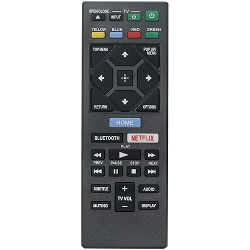 Remote Control RMT-VB200U RMT-VB200D Compatible with Sony Blu-Ray Player BDP-S6700 BDP-BX670