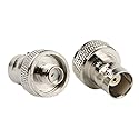 DHT Electronics 2pcs SMA Female to BNC Female Convert Adapter for Two Way Radio BaoFeng UV-5R FD-880