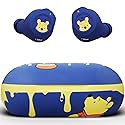 Disney Winnie The Pooh Bluetooth Earbuds w/Charging Case- Wireless Headphones w/Built-in Mic+ Up to 30 Hrs Playtime- Winnie The Pooh Gifts for Women…