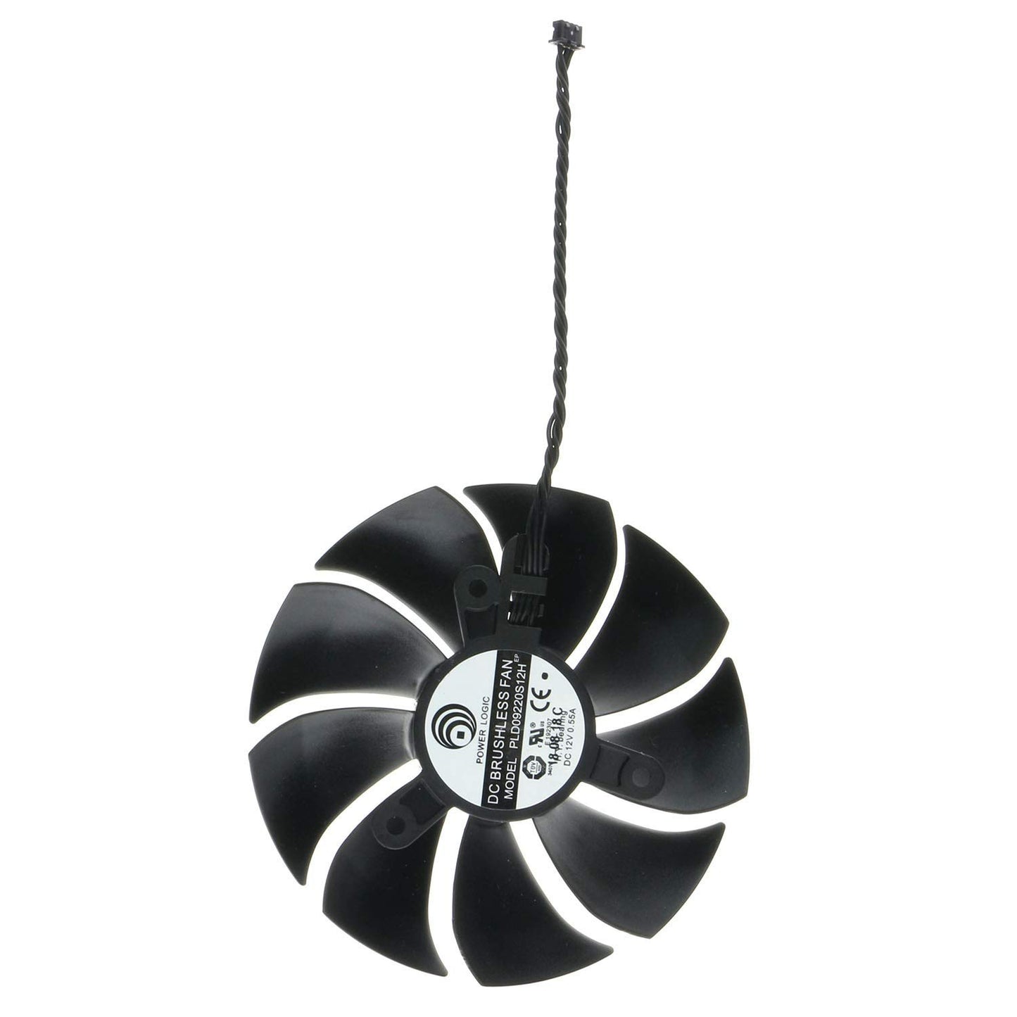 Right Cable 8.5cm Graphics Card Cooling Fan for EVGA RTX 2060 2070 2080 2080ti 4pin 12V PLD09220S12H