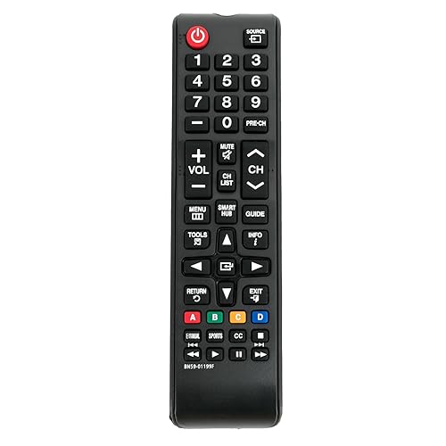 Universal Remote Replacement fit for Samsung TV All Samsung LCD LED QLED HDTV 3D Smart TV BN59-01301A BN59-01315J BN59-01455A BN59-01289A AA59-00580A