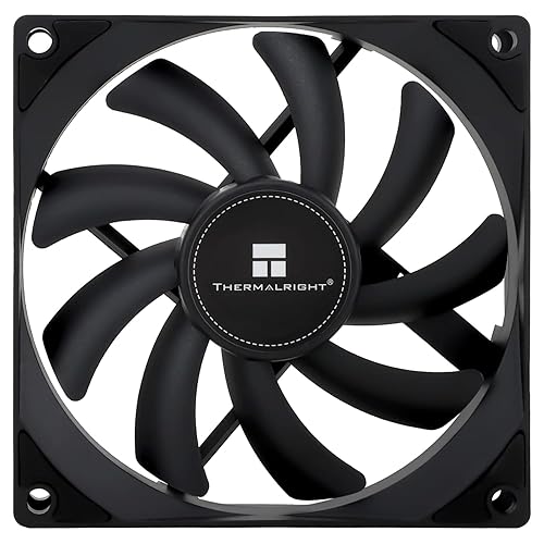 Thermalrlght TL-9015B CPU Cooler Fan 92mm PC PWM Cooling Fan, Silent PC Cooling Case Fan, 15mm Slim Desktop PC Black Fan, Up to 2700RPM Speed