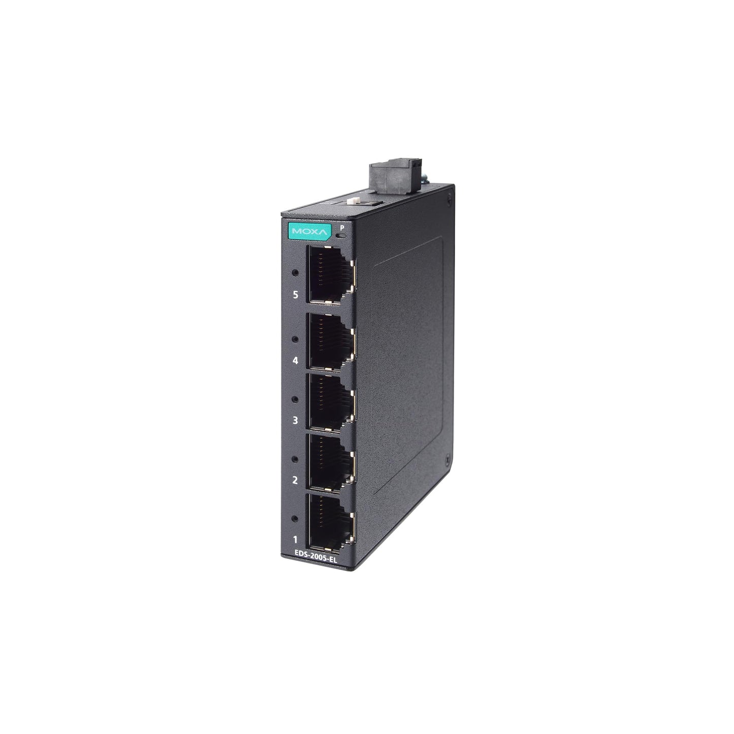Moxa | Ethernet Switch, 5 Port, Unmanaged, 24 VDC, IP40, Metal, EDS-2005-EL Series