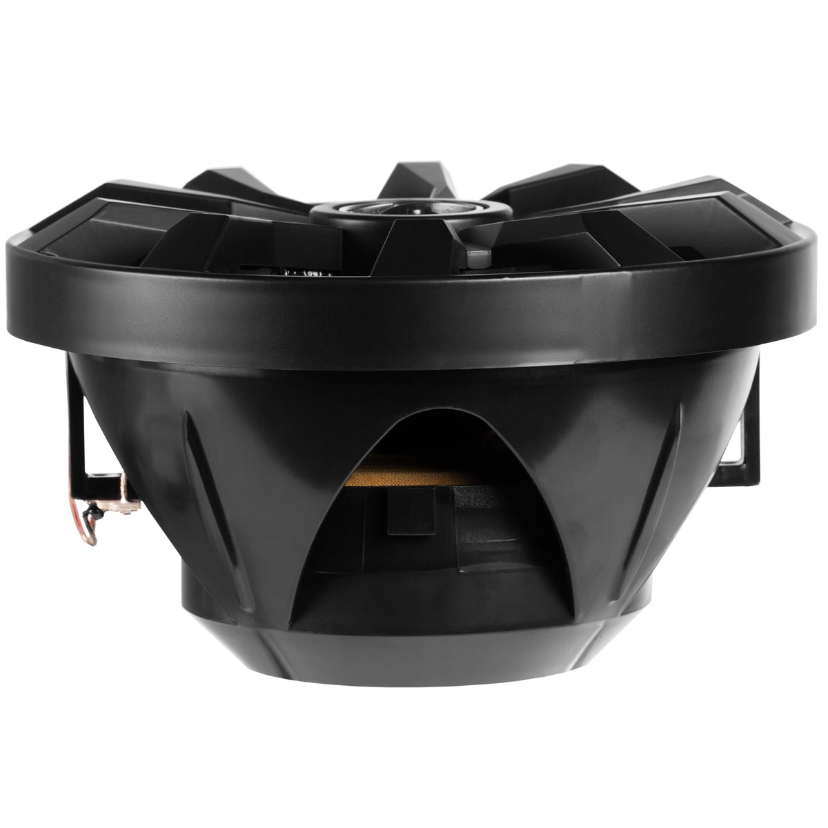 BELVA BBMS8B 8” 2-Way 500W Peak (250W RMS) Black Marine Coaxial Speakers for Marine/ATV/Motorcycle/Powersports