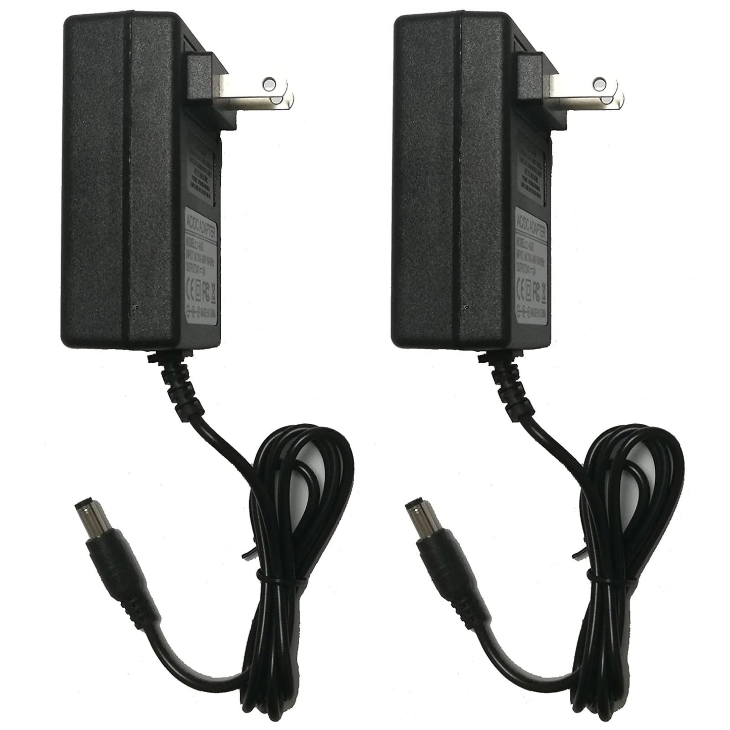 RedFringe 2 Pack 24V DC 2A 48W Power Supply Adapter,100-240V AC to 24Volt 2000Ma Converter Transformer with 5.5 x 2.5 mm Tip for 5050,3528 LED Strip…