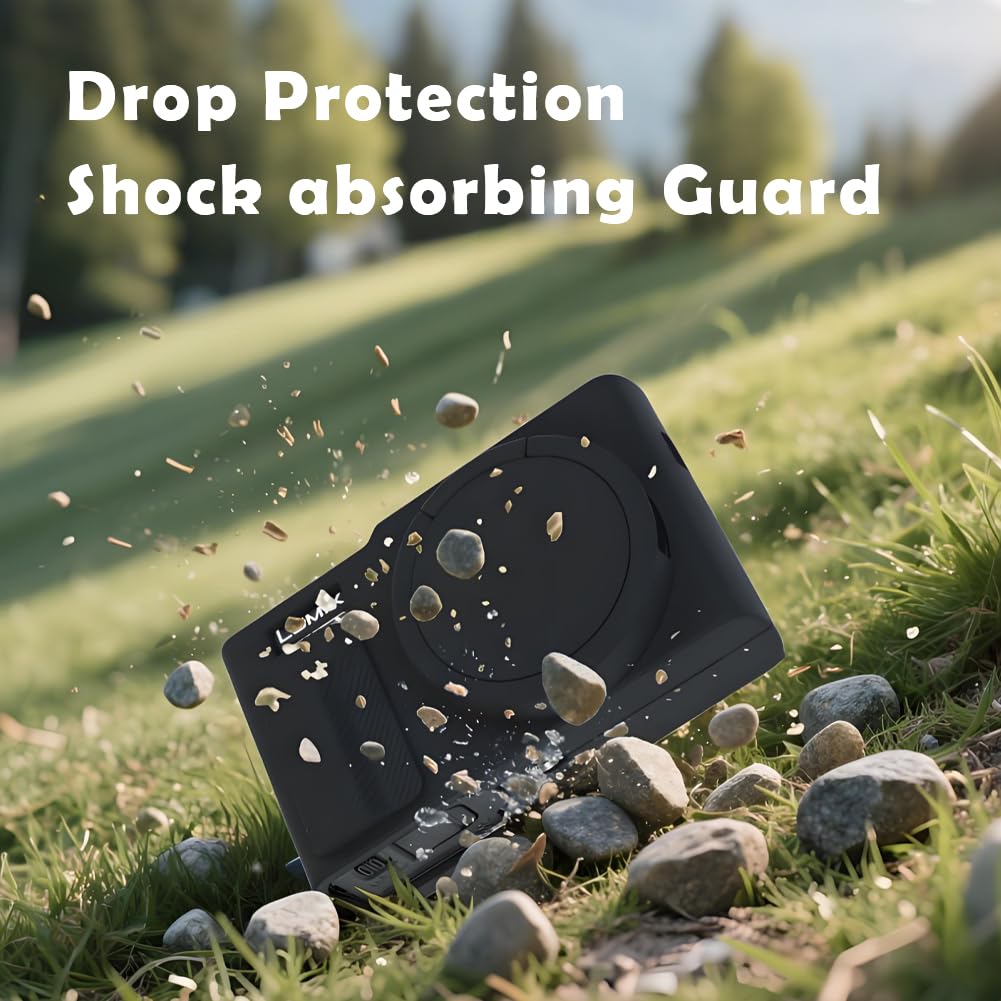 HUADU Screen Protector Compatible for Panasonic Lumix ZS99 Digital Camera,Tempered Glass Film Anti-Scratch High Definition and Soft Silicone Case