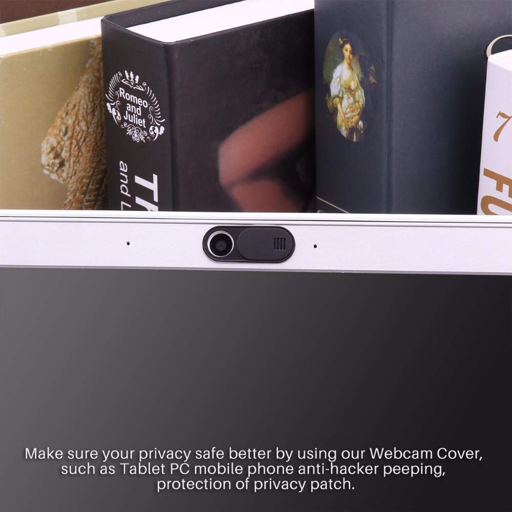 Webcam Cover Slide, Ultra Thin Round Hole Laptop Camera Cover Slide Blocker for Computer MacBook Pro iMac PC Tablet Notebook Surface Pro Echo Show