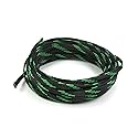 Othmro 5m/16.4ft PET Expandable Braid Cable Sleeving Flexible Wire Mesh Sleeve Black Fluorescent Green,Cord Management for Home Office