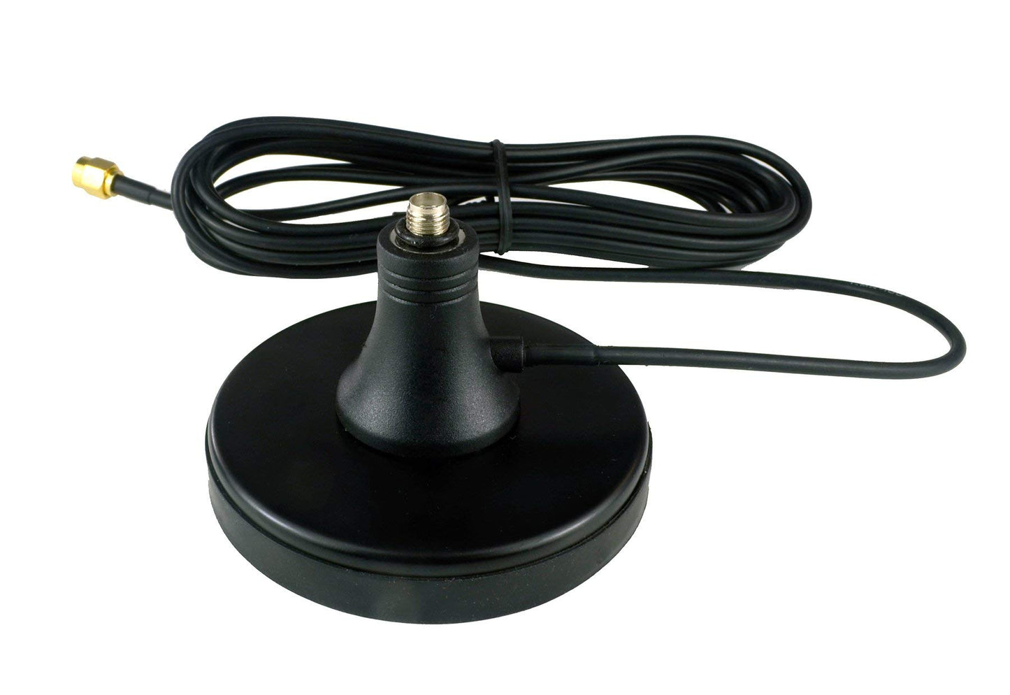 Proxicast Premium Extra Large 3-Inch Magnetic Antenna Base (SMA Jack/SMA Plug) - 6.5 Foot Coax Cable Lead - Mag Mount Stand for 4G / LTE Cellular