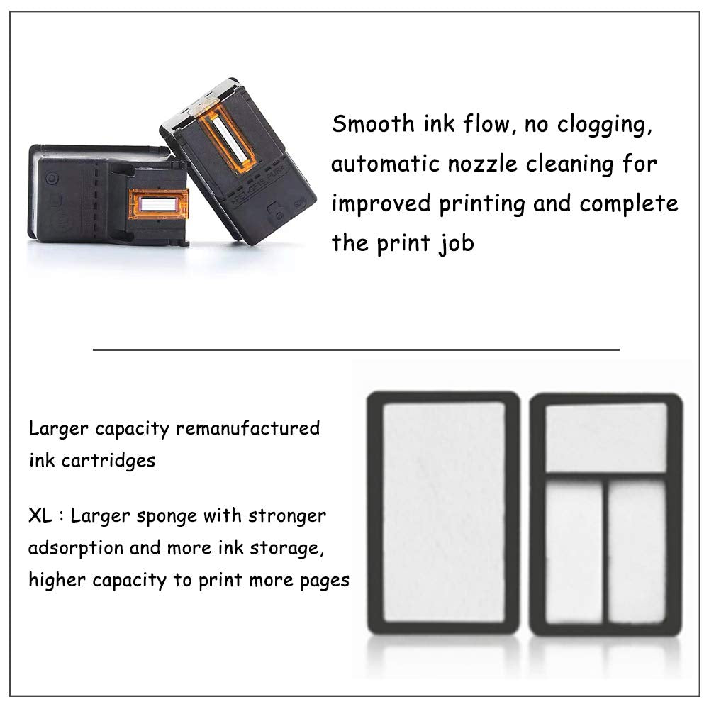 Compatible for HP 304XL Ink Cartridges Combo 304XL High Yield Inkjet Printer Cartridge for HP AMP 100 120 125 130 for HP Deskjet 2620 2622 2632 for HP