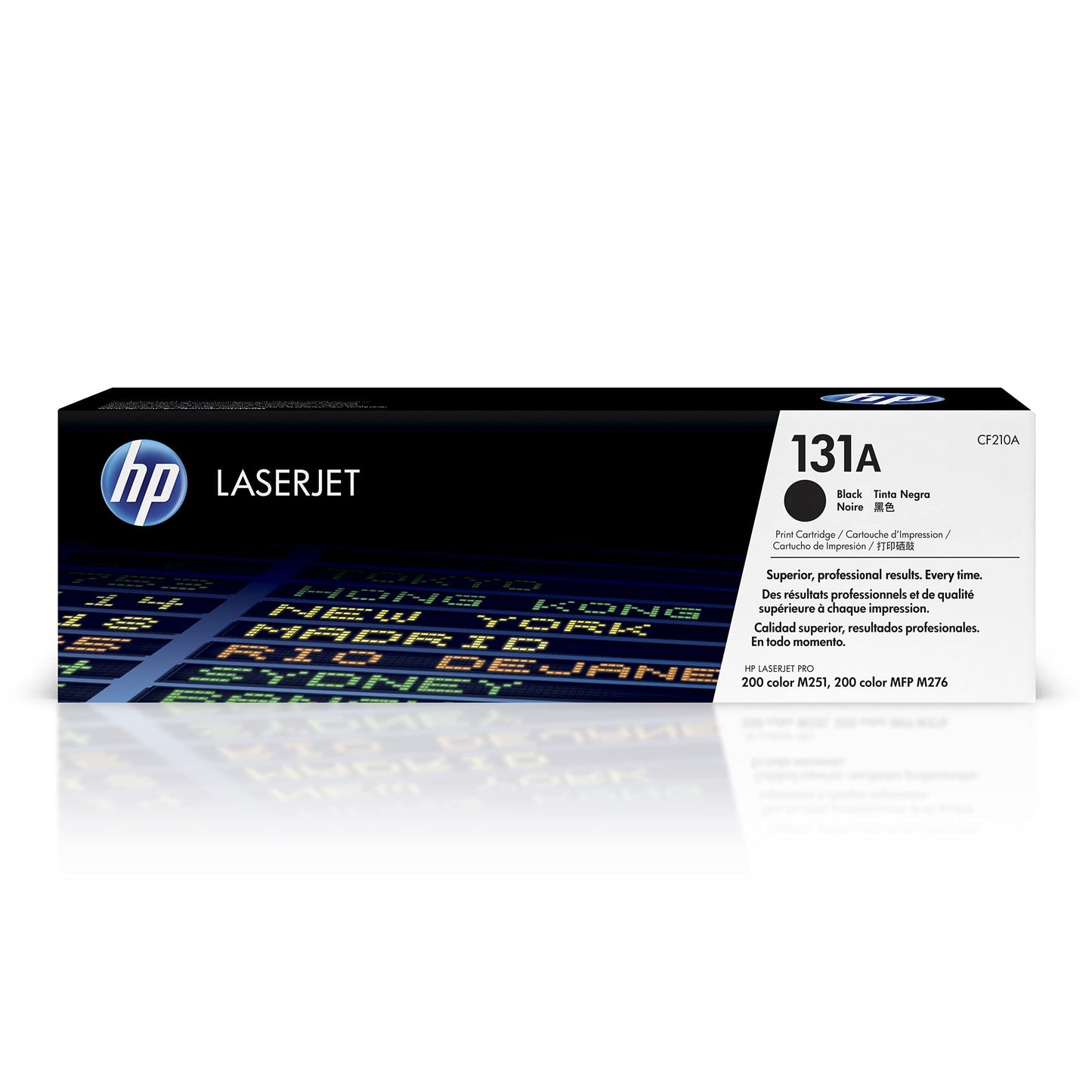 HP 131A Black Toner Cartridge | Works with LaserJet Pro 200 Color M251, LaserJet Pro 200 Color MFP M276 Series | CF210A