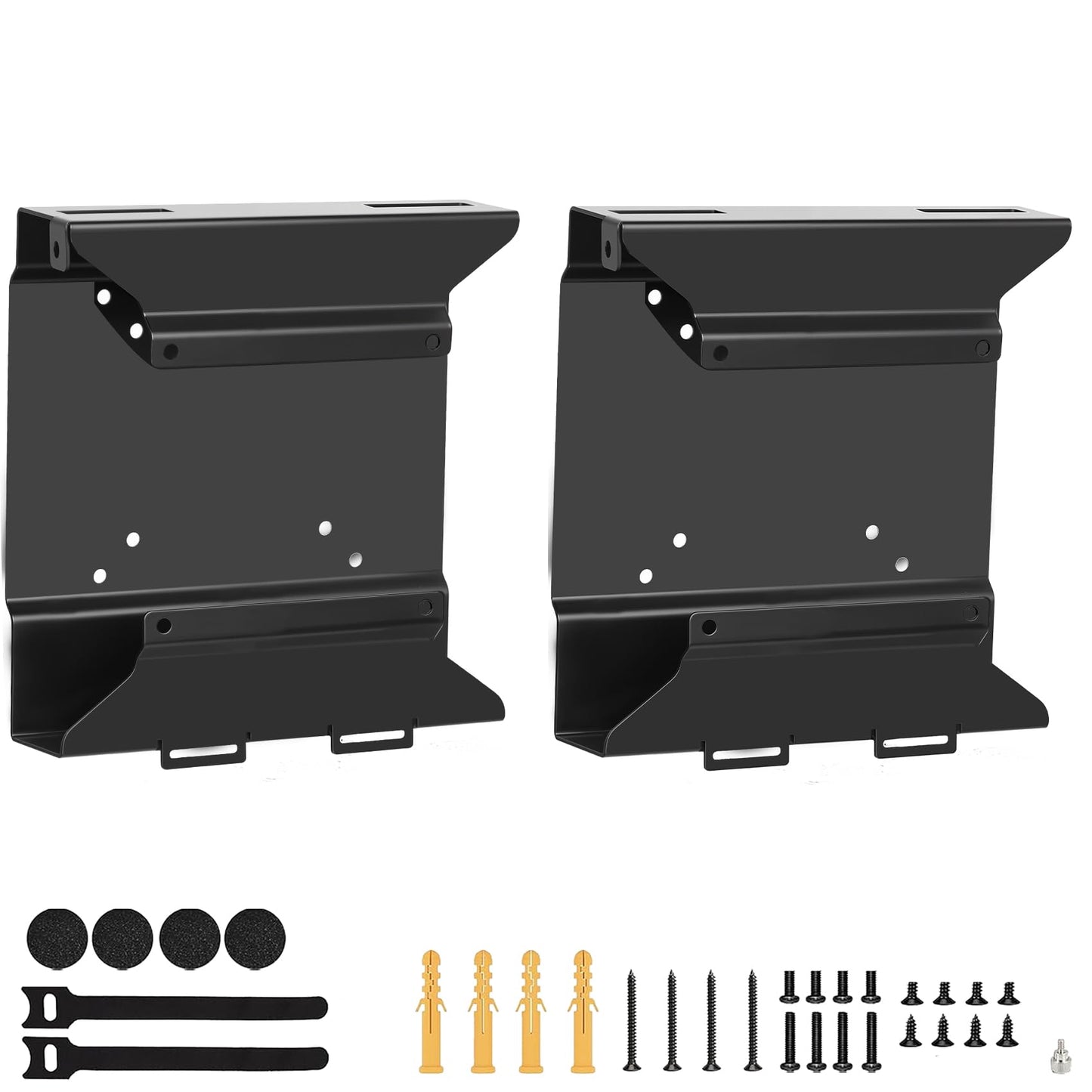 2 Pack Mini PC VESA Mount Compatible with Lenovo Thinkcentre Tiny M90qGen2, M80q Gen3, M90q Gen3, M90q Gen2, M70qGen2, M60e, M75qGen2, Under Desk