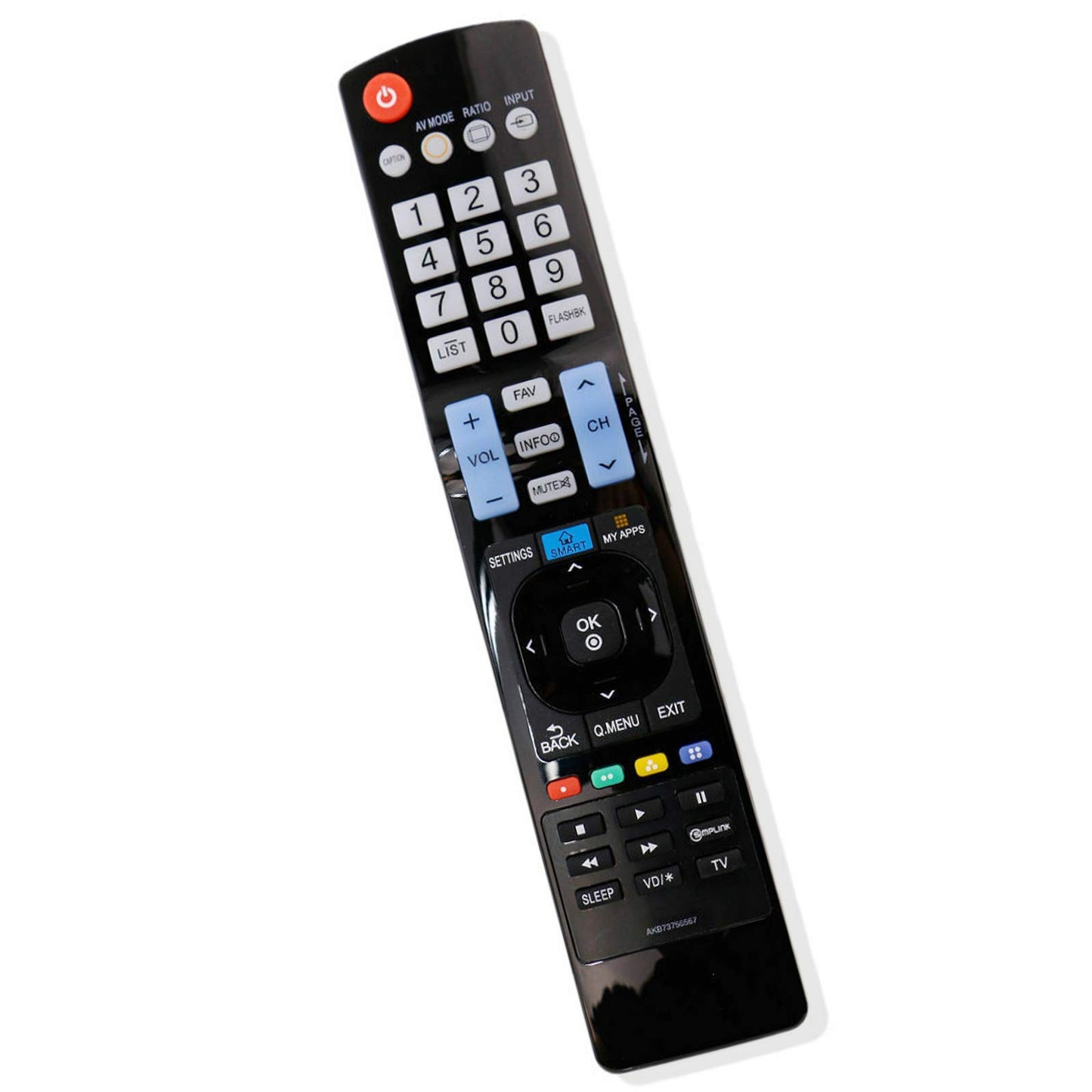 AKB73756567 Replace Remote Control fit for LG LED LCD Smart TV HDTV 32LB5800 39LB5800 40UB8000 42LB5800 47LB5800 47LB6100 49UB8200 50LB6100 55LB5800
