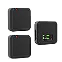 JCMOYUTY Case for RODE Wireless Pro Lav Mic Silicone Protective Cover (3PCS Black)