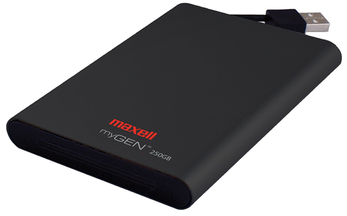 Maxell myGEN 250 GB Portable External Hard Drive MY-250 (Black)
