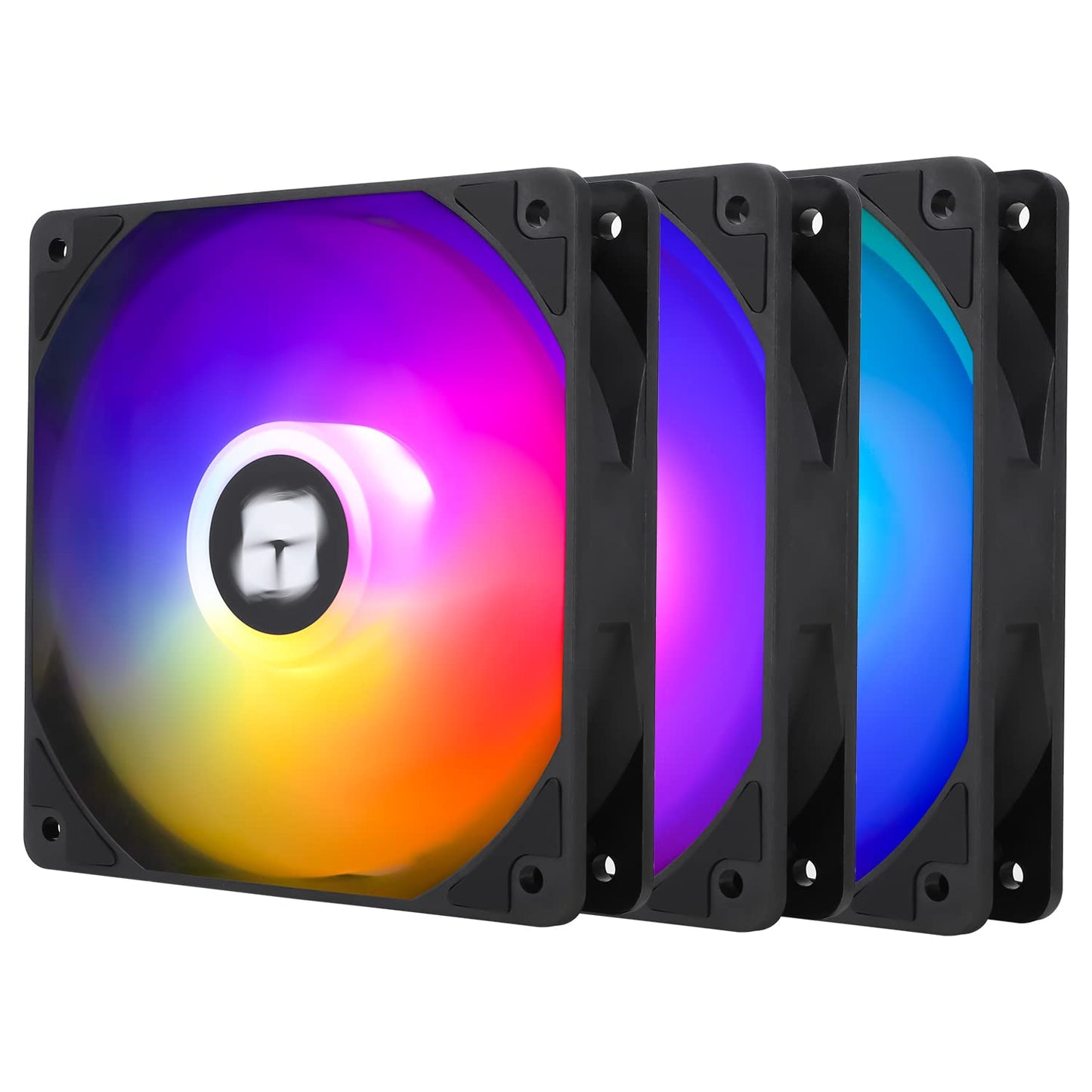 Thermalright TL-C12C-S X3 CPU Fan 120mm ARGB Case Cooler Fan, 4pin PWM Silent Computer with S-FDB Bearing Included, up to 1550RPM Cooling Fan?3