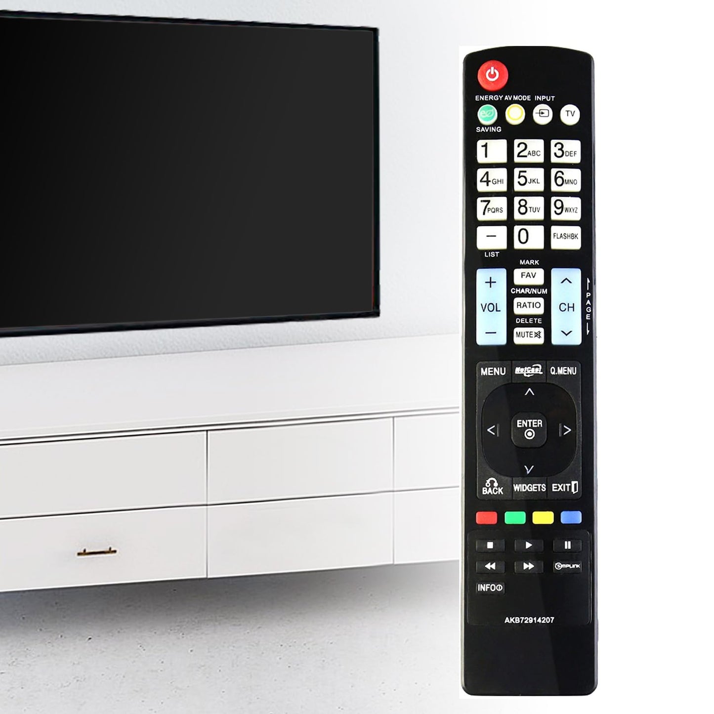 New AKB72914207 AKB72914003 AKB72914240 Replaced Remote fit for LG LCD LED HDTV 32LD550 32LD550-UB 32LD550UB 42LD550 42LD550-UB 42LD550UB 42LE5350