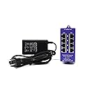 PoE Texas 4 Port 24V Passive PoE Injector with 24V 30W UL/FCC Certified Power Supply - Gigabit Injector - Passive Power Over Ethernet Multi Port PoE