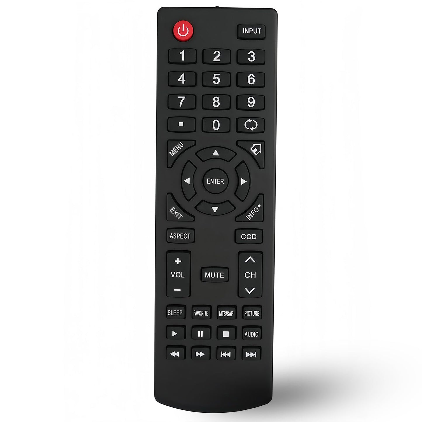 Replacement Remote Control Fit for NS-LTDVD26-09 NS-LTDVD32-09 NS-LDVD19Q-10A NS-LDVD26Q-10A NS-LDVD32Q-10A NS-LTDVD19-09 NS-19LD120A13 for Insignia