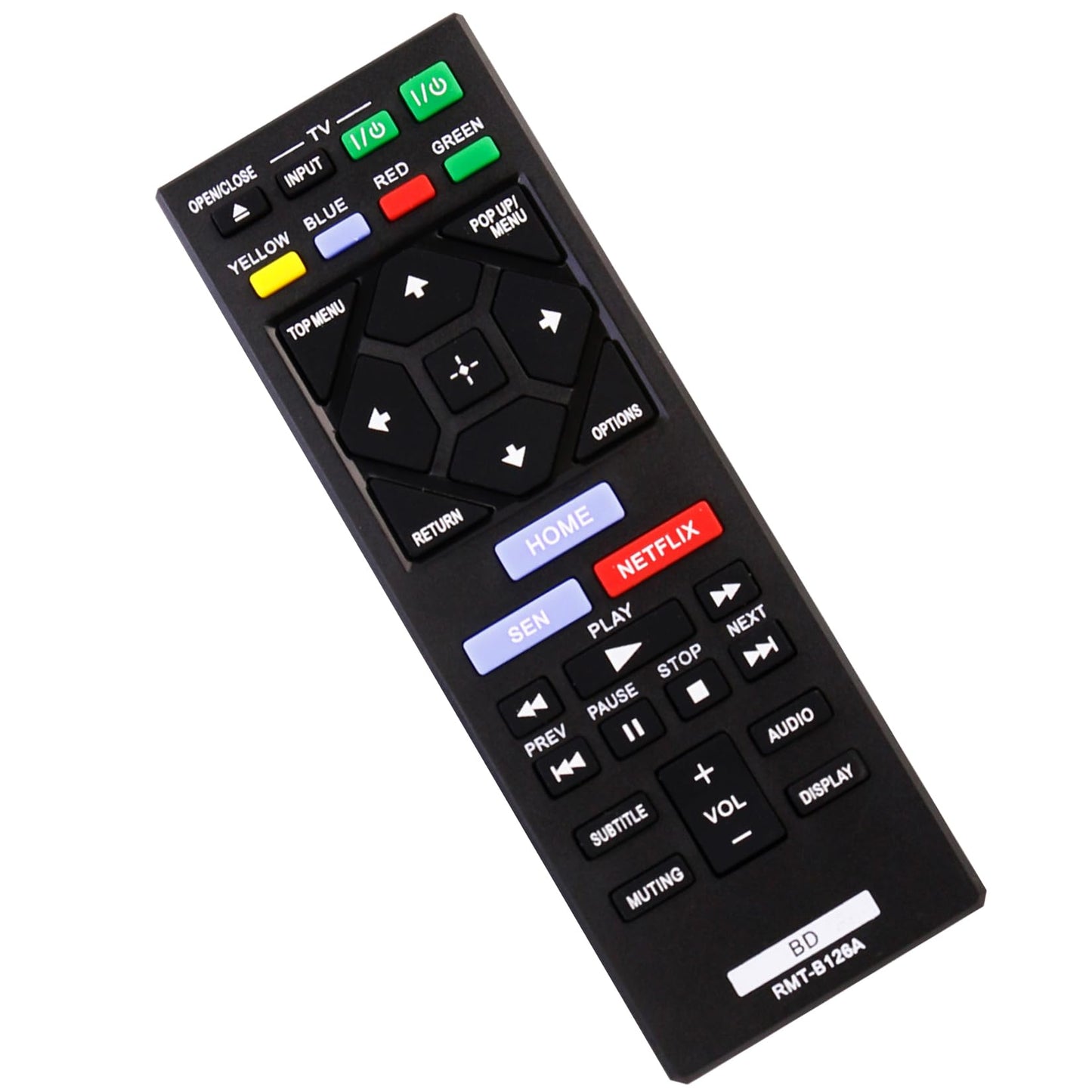 RMT-B126A Replacement Remote Control fit for Sony Blu-Ray BD Player BDP-BX120 BDP-BX320 BDP-BX520 BDP-BX620 BDP-S1200 BDP-S2200 BDP-S3200 BDP-S5200