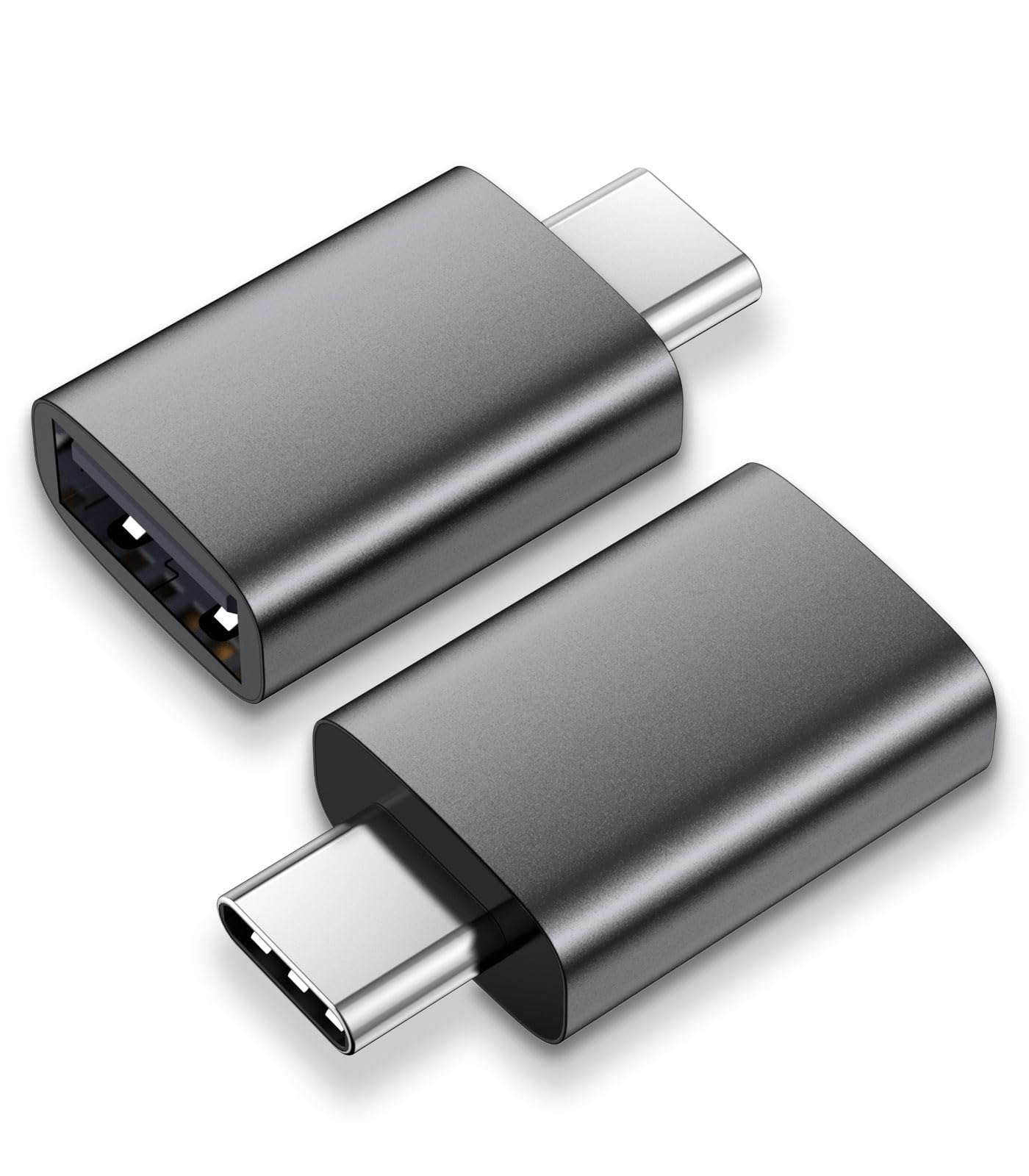 MoKo USB C to USB Adapter 10Gbps, USB C 3.2 Gen 2 Male to USB A Female Adapter Compatible with iPhone 15 Pro Max, MacBook Pro, iPad, iMac…