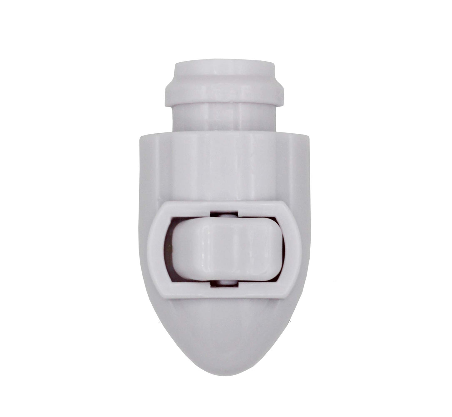 Creative Hobbies Pack of 2 - Plug in Night Light Modules White Plastic Include Flicker Night Light Bulbs, Great for Making Your Own Halloween Fall